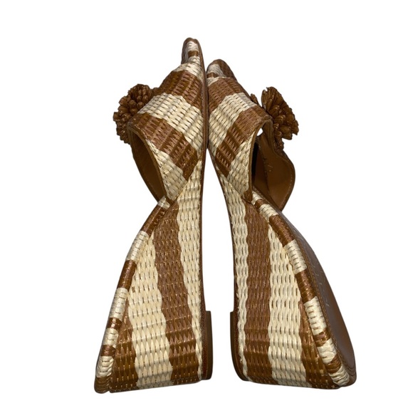 Kate Spade Brown and Cream Wedge Heels - Picture 5 of 8